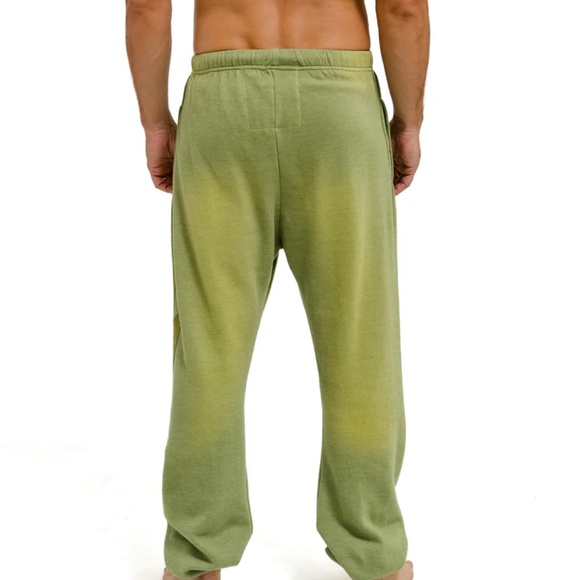 NWT Aviator Nation Bolt Stitch Sweatpants in Faded Army (Size S) - Picture 10 of 10